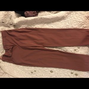Top shop beautiful dark blush work pants